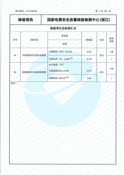 S22-M-400能源效率检验报告